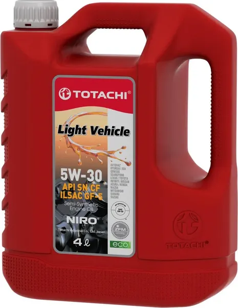 Моторное масло Totachi Niro LV Semi-Synthetic 5W30 SP/CF A5/B5 / 19504 - фото