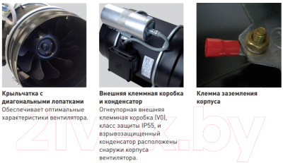 Вентилятор канальный Soler&Palau TD-800/200 Exeiit3 / 5211999800