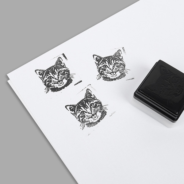 Фломастер-штамп Darvish Мордочка котика / DV-15911A