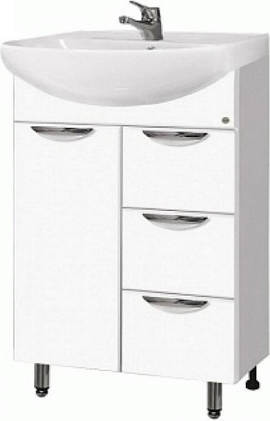 Тумба под умывальник Vako Ника Балтика 60 3 ящика / 11566