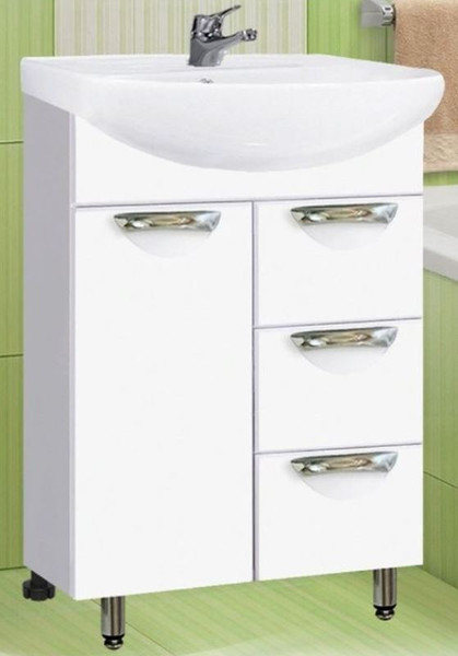 Тумба под умывальник Vako Ника Балтика 60 3 ящика / 11566