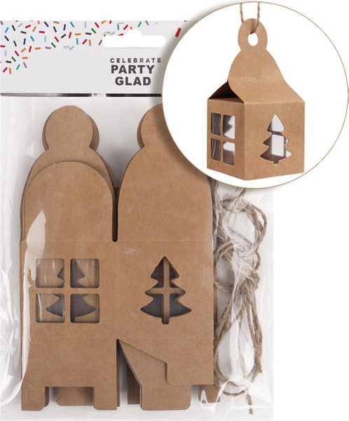 Набор новогодних подвесок Darvish Домики / DV-C-305