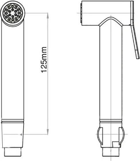 Лейка гигиенического душа Teska BTK6900