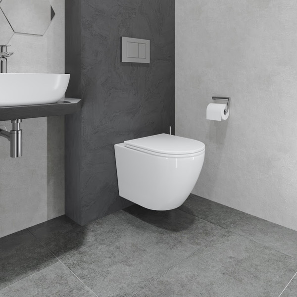 Унитаз подвесной Lauter Vortex 2110830VP + Breez 21GN7072BM