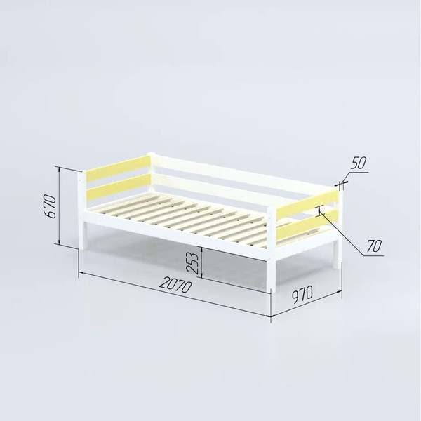 Кровать-тахта детская Савушка Савушка-02 90x200