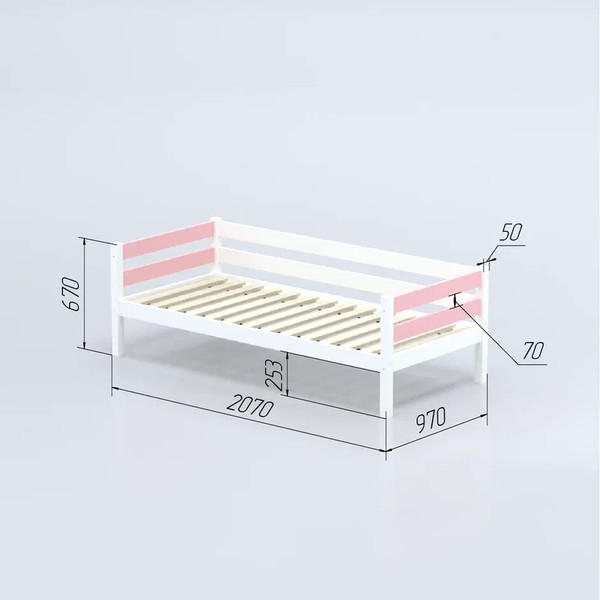 Кровать-тахта детская Савушка Савушка-02 90x200