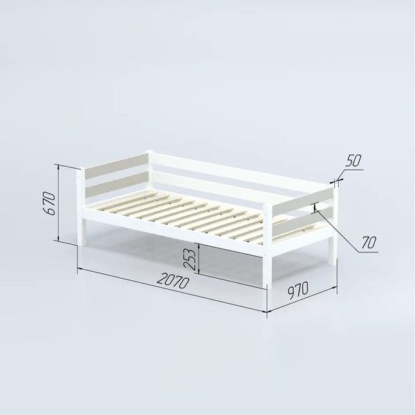 Кровать-тахта детская Савушка Савушка-02 90x200