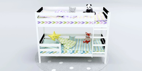 Двухъярусная кровать детская Савушка Савушка-01 90x200