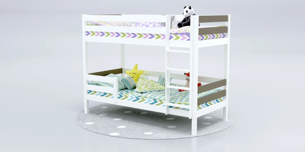 Двухъярусная кровать детская Савушка Савушка-01 80x160