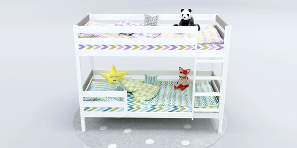 Двухъярусная кровать детская Савушка Савушка-01 80x160