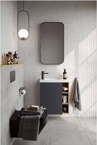 Тумба под умывальник Aqwella Alba ALB0106LDD + ALB0706GRМ