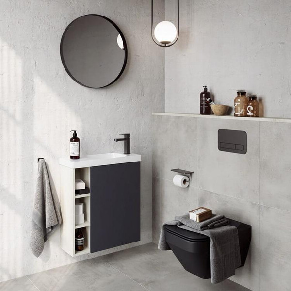 Тумба под умывальник Aqwella Alba ALB0106RLS + ALB0706GRМ