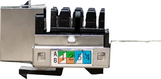 Разъем для розетки EKF Teracom Pro TRP-KSTN-SOCK-90D-6FTP
