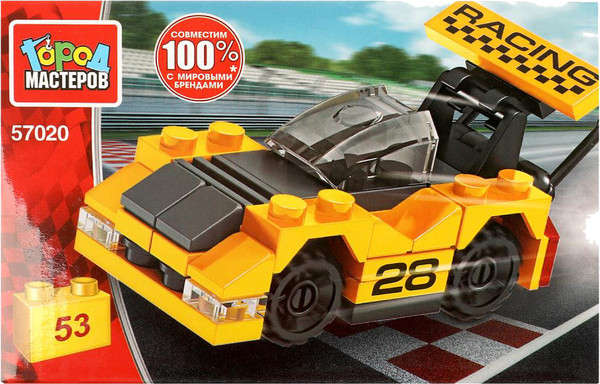 Конструктор Город мастеров Спорткар / 57020-BY - фото
