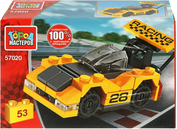 Конструктор Город мастеров Спорткар / 57020-BY