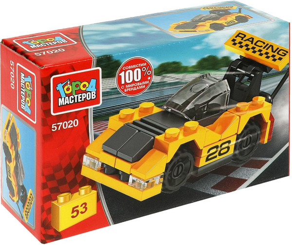 Конструктор Город мастеров Спорткар / 57020-BY