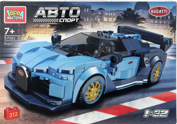 Конструктор Город мастеров Суперкар Bugatti / 57042-YD - фото