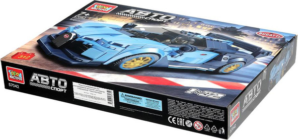 Конструктор Город мастеров Суперкар Bugatti / 57042-YD