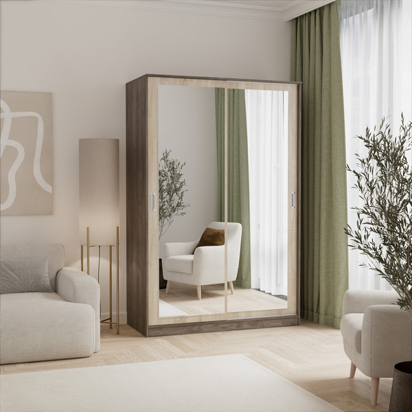 Шкаф-купе Кортекс-мебель Лагуна ШК02-02