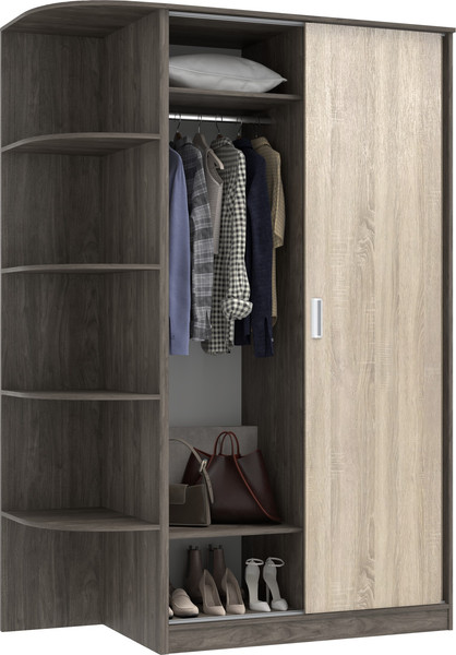 Шкаф-купе Кортекс-мебель Лагуна ШК04-00