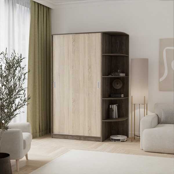 Шкаф-купе Кортекс-мебель Лагуна ШК04-00