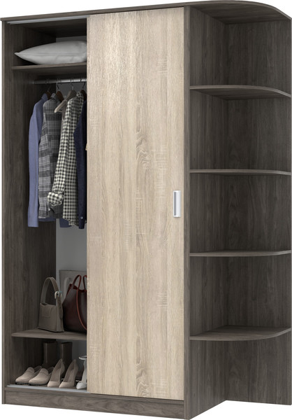 Шкаф-купе Кортекс-мебель Лагуна ШК04-00