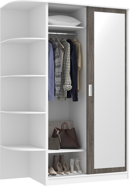 Шкаф-купе Кортекс-мебель Лагуна ШК04-01