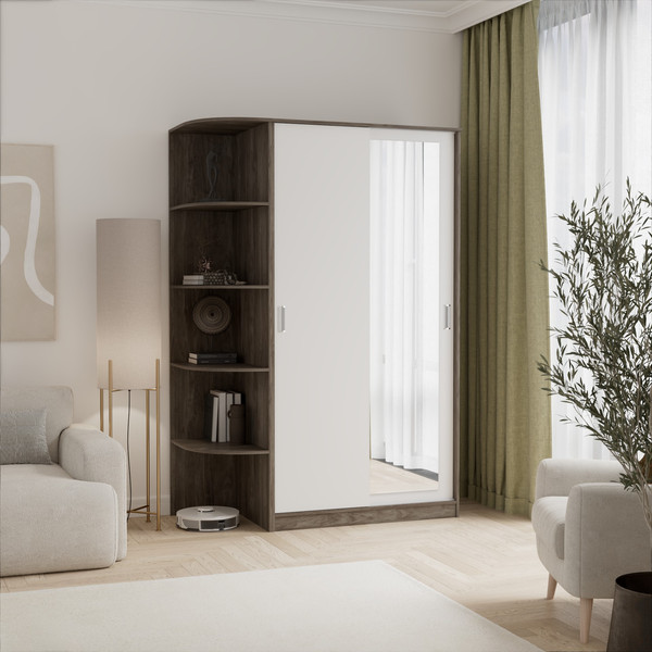 Шкаф-купе Кортекс-мебель Лагуна ШК04-01