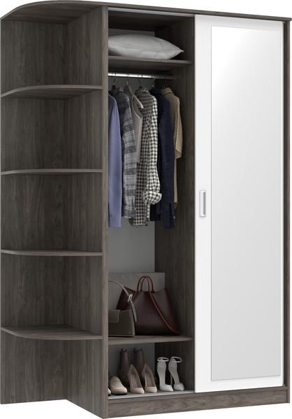 Шкаф-купе Кортекс-мебель Лагуна ШК04-01