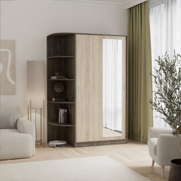 Шкаф-купе Кортекс-мебель Лагуна ШК04-01