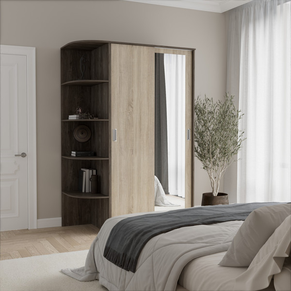 Шкаф-купе Кортекс-мебель Лагуна ШК04-01