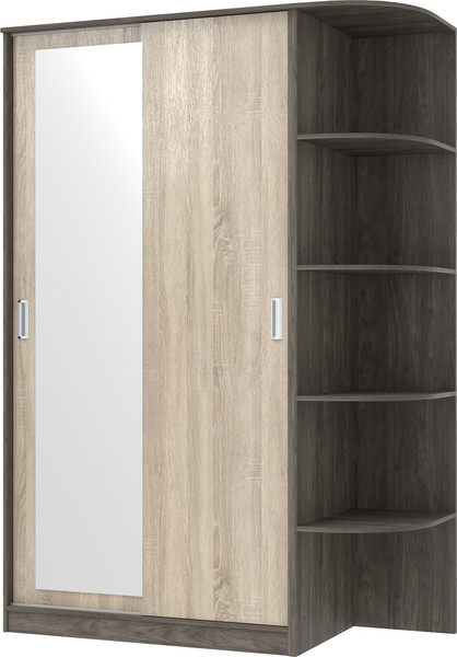 Шкаф-купе Кортекс-мебель Лагуна ШК04-01 - фото