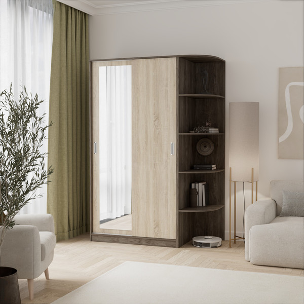 Шкаф-купе Кортекс-мебель Лагуна ШК04-01