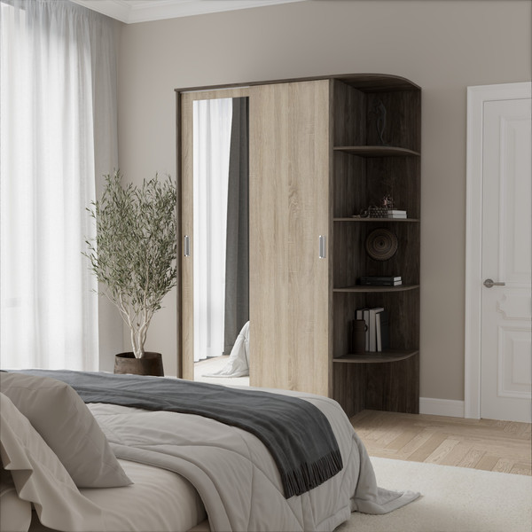 Шкаф-купе Кортекс-мебель Лагуна ШК04-01