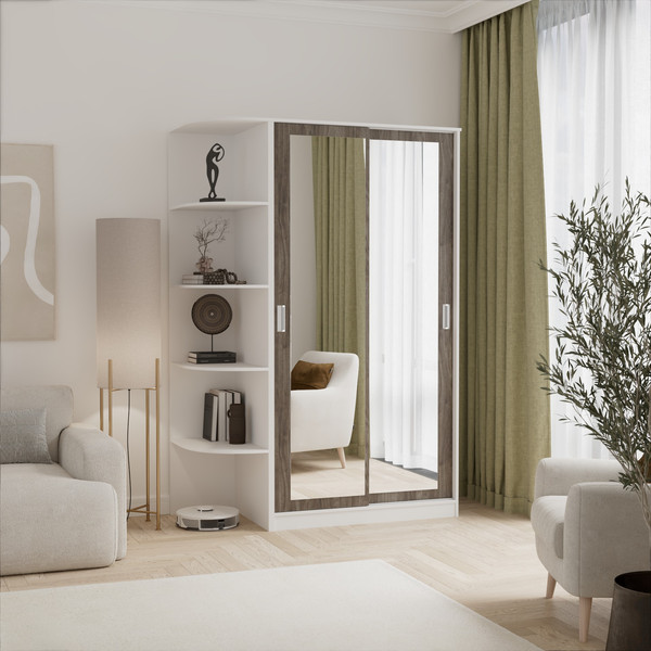 Шкаф-купе Кортекс-мебель Лагуна ШК04-02