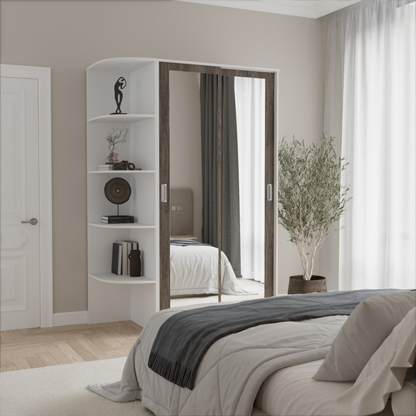 Шкаф-купе Кортекс-мебель Лагуна ШК04-02