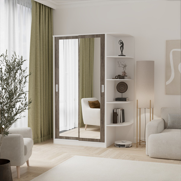 Шкаф-купе Кортекс-мебель Лагуна ШК04-02