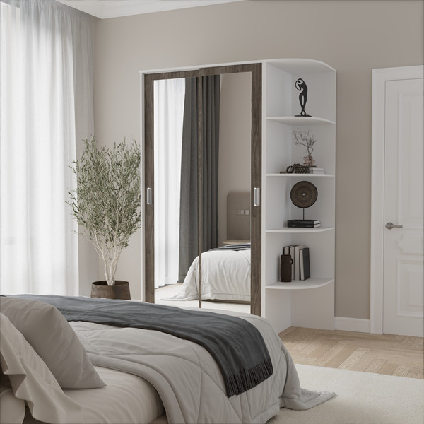 Шкаф-купе Кортекс-мебель Лагуна ШК04-02