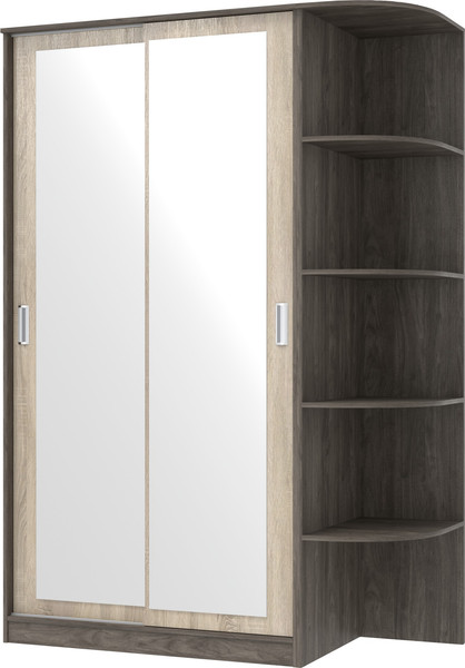 Шкаф-купе Кортекс-мебель Лагуна ШК04-02