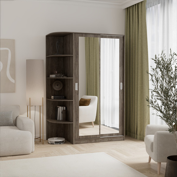 Шкаф-купе Кортекс-мебель Лагуна ШК04-02