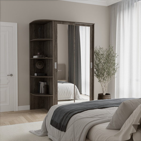 Шкаф-купе Кортекс-мебель Лагуна ШК04-02