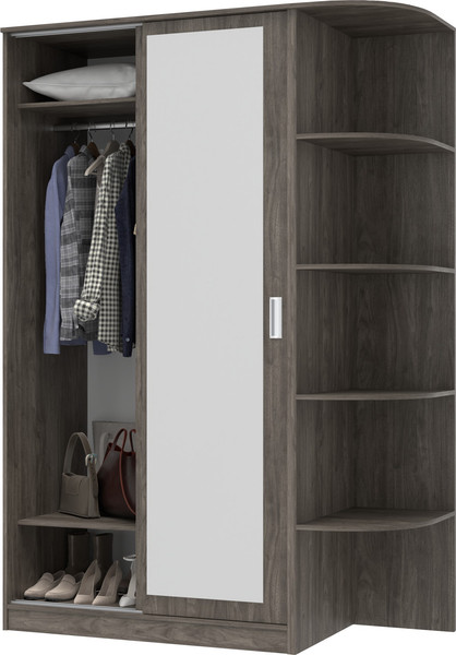 Шкаф-купе Кортекс-мебель Лагуна ШК04-02