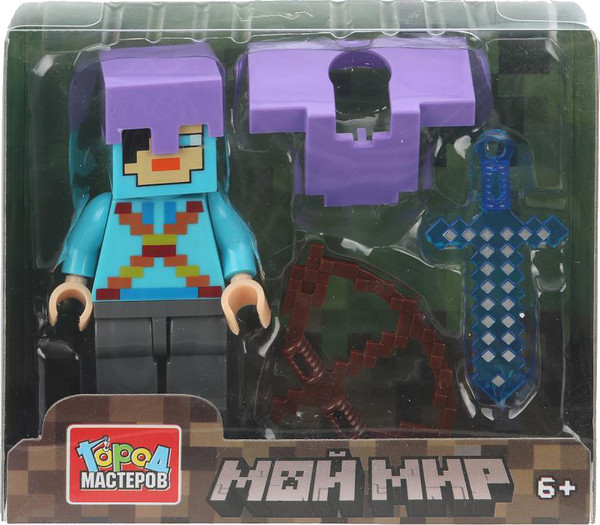 Элемент конструктора Город мастеров Фигурка мой мир с аксессуарами / 18132-XU - фото