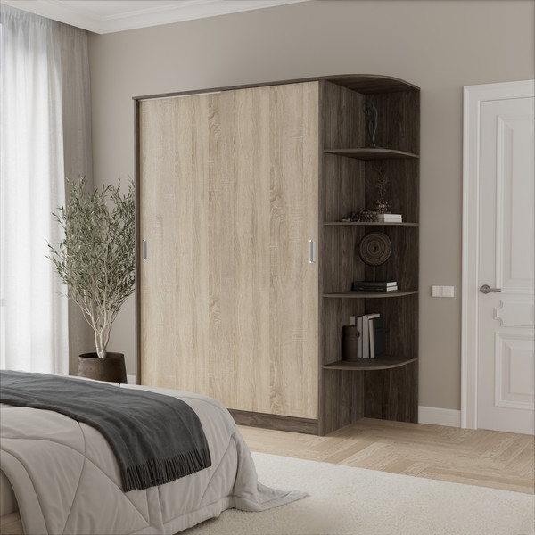 Шкаф-купе Кортекс-мебель Лагуна ШК05-00