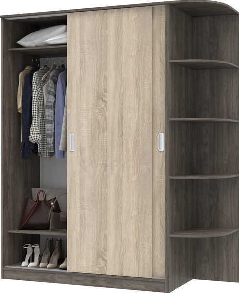 Шкаф-купе Кортекс-мебель Лагуна ШК05-00