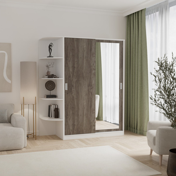 Шкаф-купе Кортекс-мебель Лагуна ШК05-01