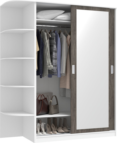 Шкаф-купе Кортекс-мебель Лагуна ШК05-01