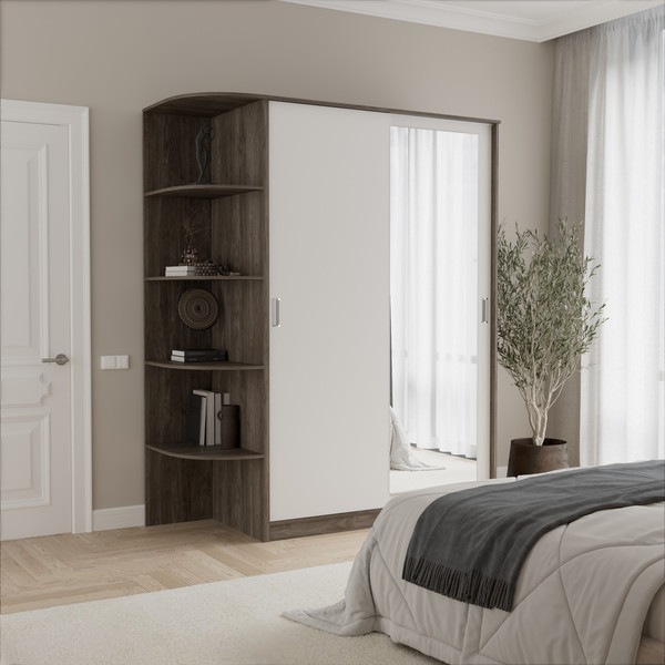 Шкаф-купе Кортекс-мебель Лагуна ШК05-01