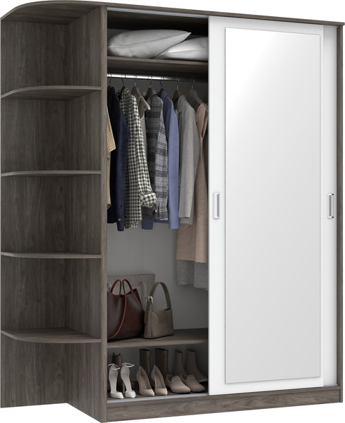 Шкаф-купе Кортекс-мебель Лагуна ШК05-01