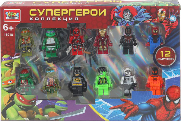 Элемент конструктора Город мастеров Фигурки супергерои / 18018-ZH - фото